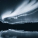 Aurora Borealis Reflection In Water