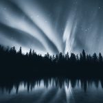 Aurora Over A Lake