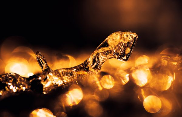 Icicle Piece On Between Bokeh