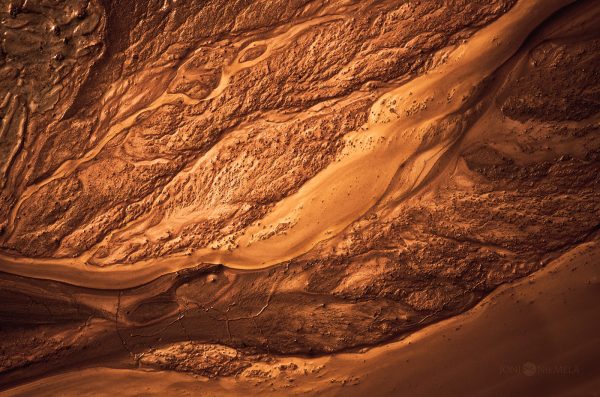 Intricate Geometric Patterns In Natural Clay Landscape