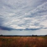 Large Field Struck By Lightning Bolt