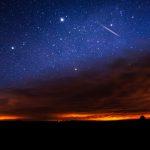 Night Sky Filled With Stars And Clouds