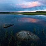 Rock In The Middle Of Water