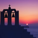 Scenic View Of Santorini, Greece